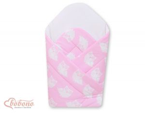 Babynest with stiffening- Simple Owls pink